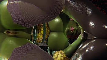 shrek - princess fiona porhud creampied by orc - 3d porn 