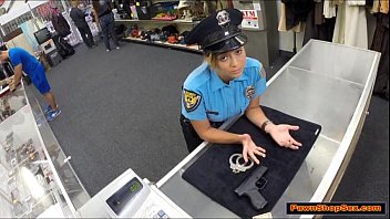 police officer dupeczki pawns her gun and is fucked 