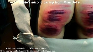 marie lalovetheboss nude s first caning. 