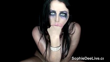 spooky slut www pahubad com sophie dee is a freaky halloween trick 