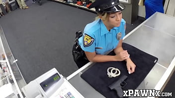 slutty policewoman fucks with sunny leon pornvideos pawnbroker for extra money 