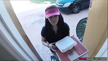 kimber woods delivers pizza and bangs customer rpornhub for more tips 