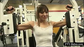 teen sex siren bigtu 44 working out topless at the gym 