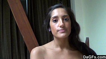 dagfs - sexy latina receives her first facial in www pornoxo com a casting 