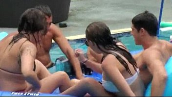 fun and wild pool party leads into a horny jpg4us sex orgy 