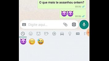 eu marido cornudo manso conversando pormhun com minha esposa puta pelo whatsapp segunda parte 