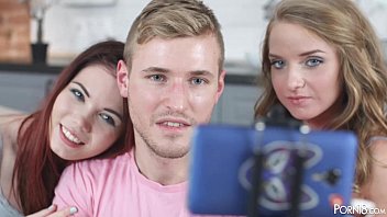 lovenia and sofi lesbian sex video in threesome 
