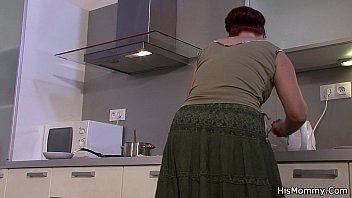 girl forced creampie his mommy and teen go lesbian on kitchen 
